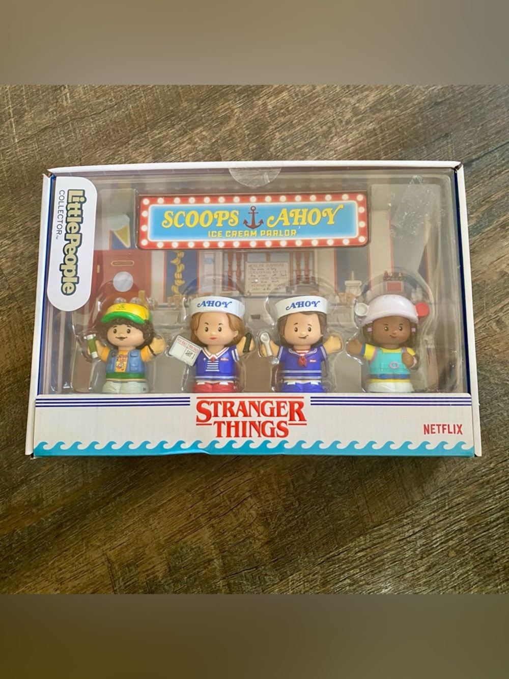 Fisher-Price Little People Scoops Ahoy Figure Set - Blue, White & Red
